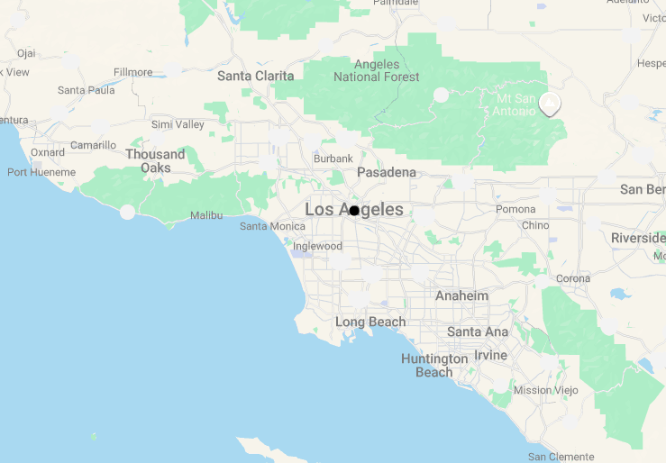 Karte 6 Tage Los Angeles Entdecken