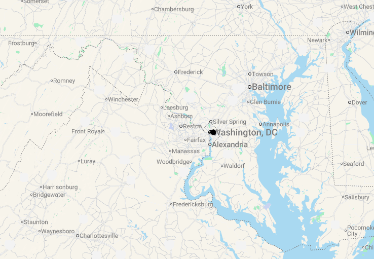 Karte 6 Tage Washington, DC - Die Hauptstadt der USA entdecken