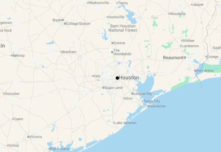 Karte 6 Tage Houston entdecken