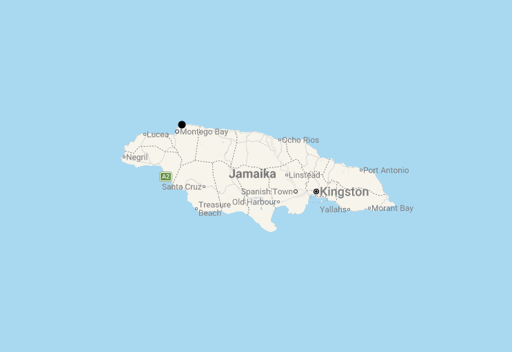 Karte 9 Tage Jamaika im Sandals Royal Caribbean