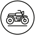 inklusive Motorrad