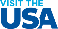 VisitTheUSA Wordmark RGB DarkBlueUSA LightBlueVisitThe