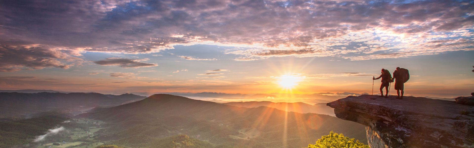 Blue Ridge Mountains McAfee Knob Roanoke CREDIT VTC