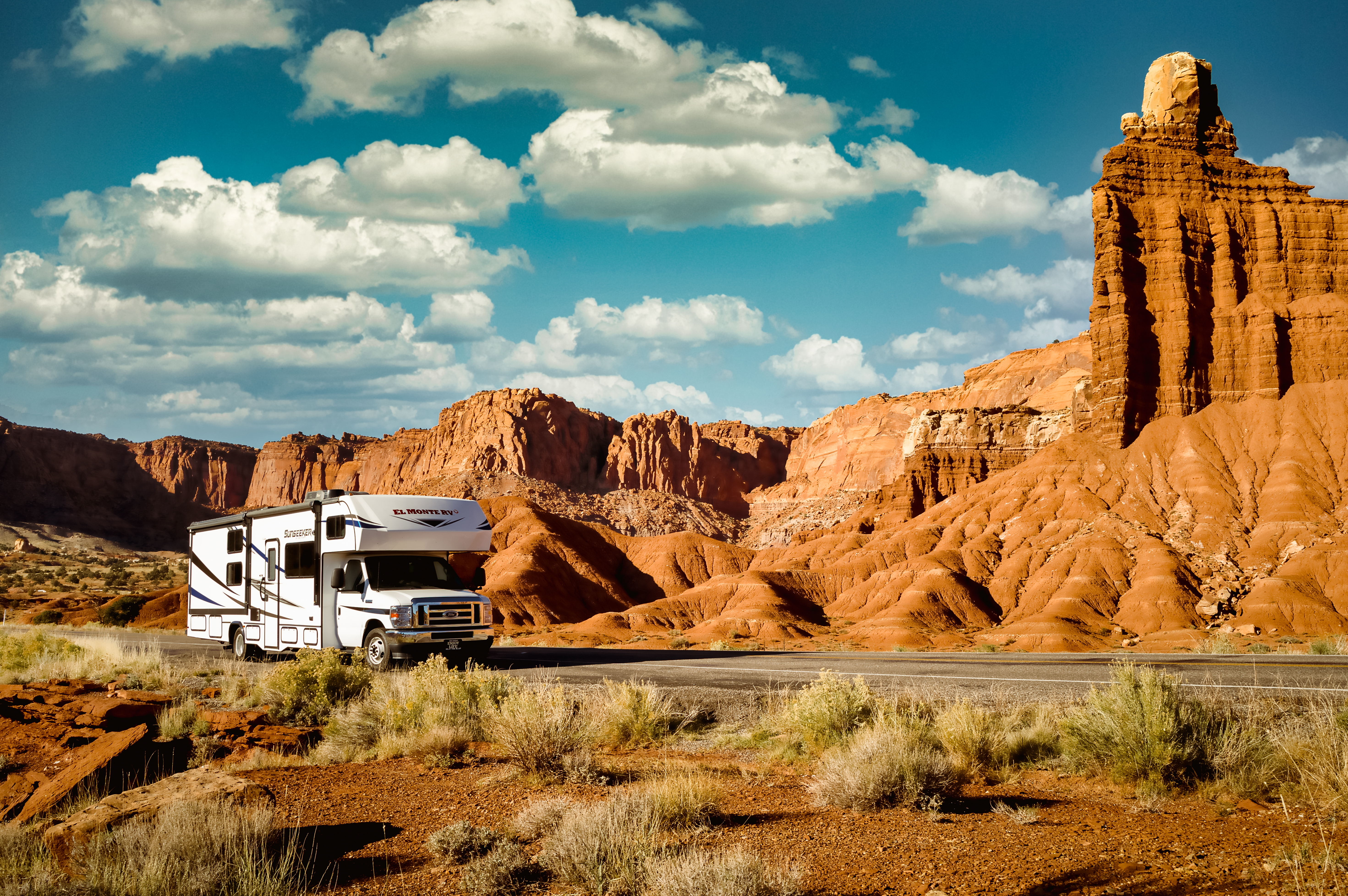 usa el monte rv class c utah red rock canyon 2