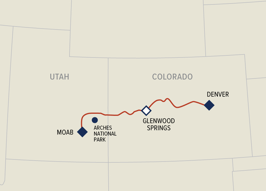 RockyMountaineerRedRocks Karte