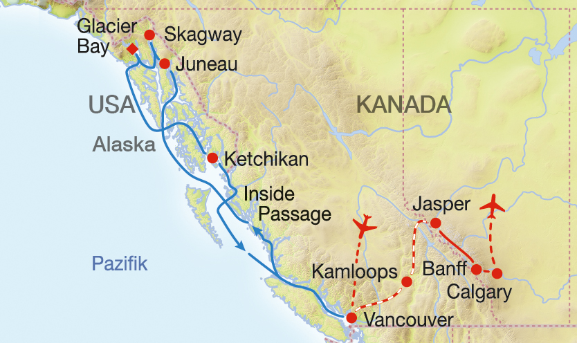 Karten1200865AlaskaWestkanada