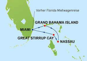 14 Tage Florida und Bahamas-Kreuzfahrt