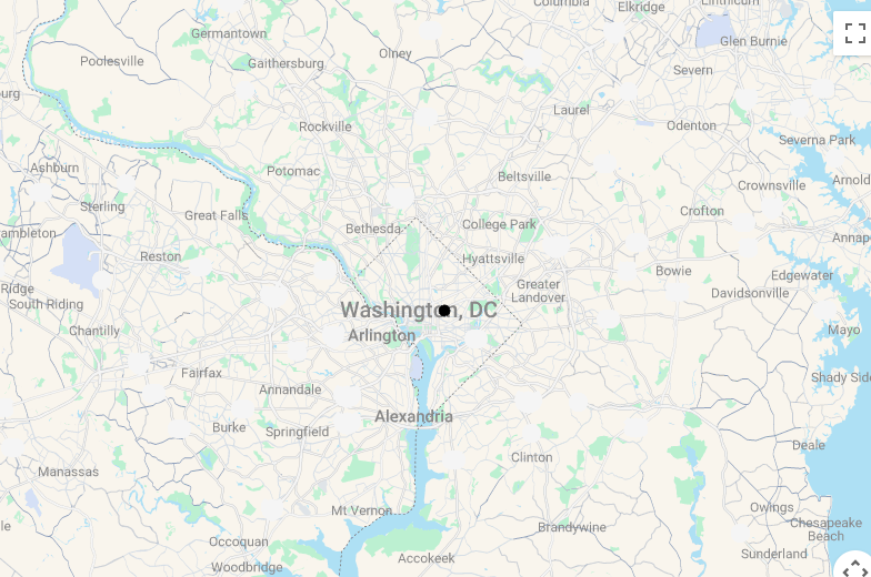 Karte 6 Tage Washington, DC - Die Hauptstadt der USA entdecken