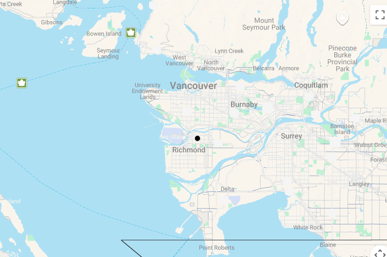 Karte 17 Tage Westkanada mit dem Wohnmobil
