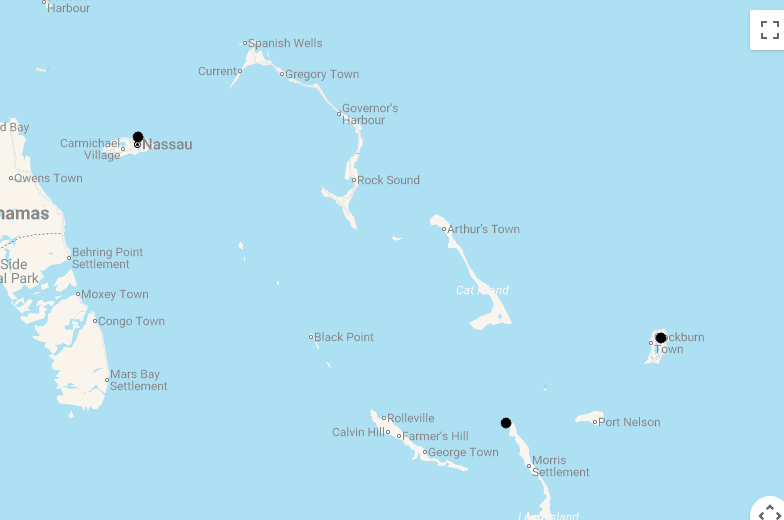 Karte 12 Tage Flitterwochen auf den Out Islands
