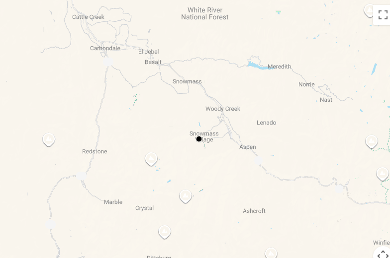 Karte 9 Tage Skireise Aspen/Snowmass mit Flug, Transfers, Hotel und Skipass