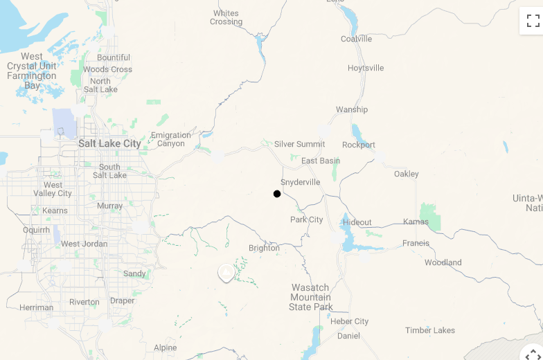 Karte 9 Tage Skireise Park City mit Flug, Transfer, Skipass und Hotel