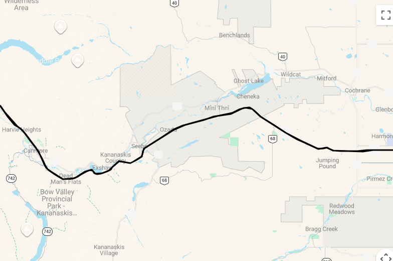 Karte 9 Tage Skireise Banff Sunshine Village mit Flug, Hotel, Skipass und Mietwagen