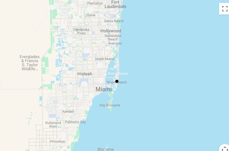 Karte 13 Tage Miami und Südliche Karibik