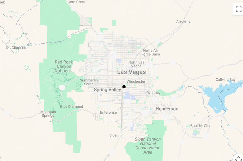 Karte 6 Tage Las Vegas City Trip