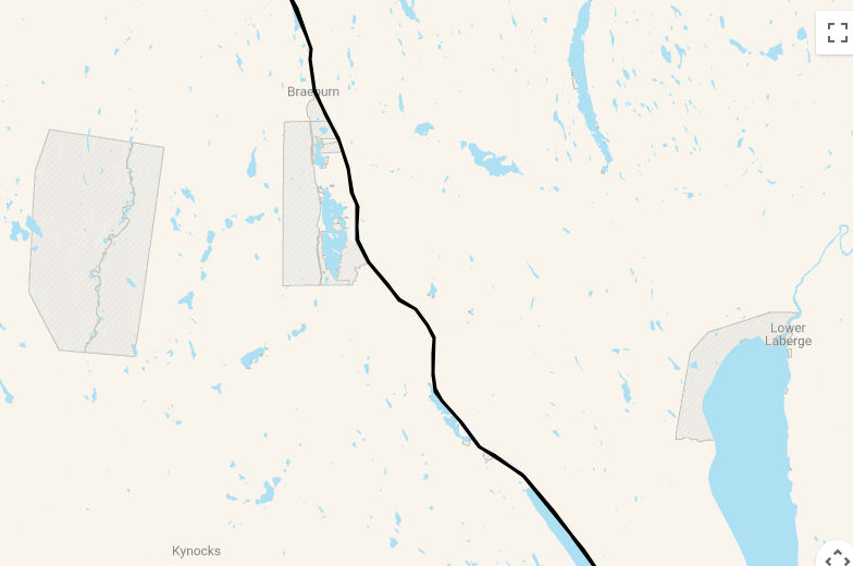 Karte Kanutour auf dem Yukon River - Lake Laberge über Carmacks bis Dawson City (8, 13, oder 20 Tage)