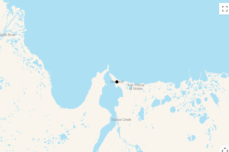 Karte 6 Tage Eisbären im Herbst in der Hudson Bay