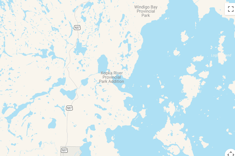 Karte 7 Tage Miminiska Fly-in Lodge im Norden Ontarios