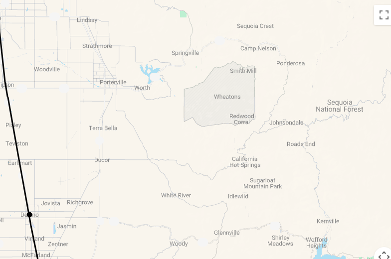 Karte 9 Tage Gruppenreise Highlights of California