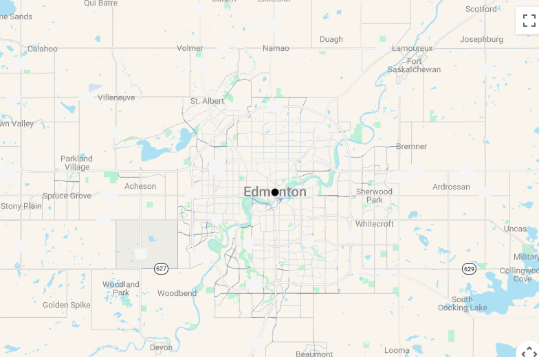 Karte 18 Tage Wohnmobilreise: Der Westen Kanadas ab Edmonton mit Flug
