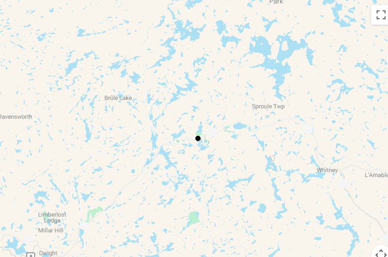 Karte 4 Tage Algonquin Park Private Island Retreat