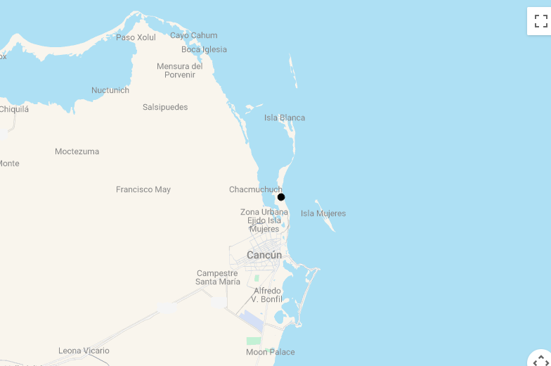Karte Auszeit im paradiesischen Mexiko im Grand Palladium Costa Mujeres