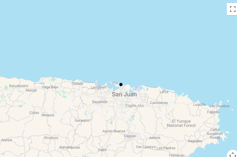 Karte 8 Tage Puerto Rico im La Concha Resort