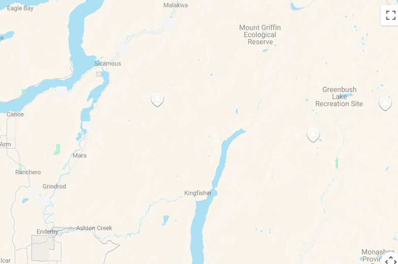 Karte 10 Tage Gruppenreise Rockies Trail