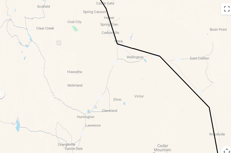 Karte 16 Tage Gruppenreise Rocky Mountain Explorer