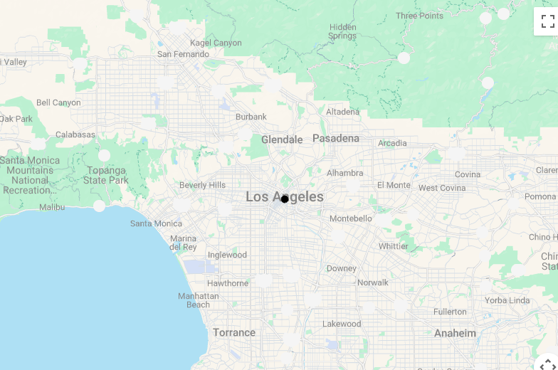 Karte 6 Tage Los Angeles Entdecken