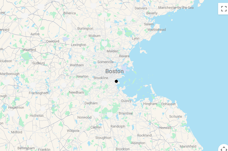 Karte 6 Tage Boston Erleben