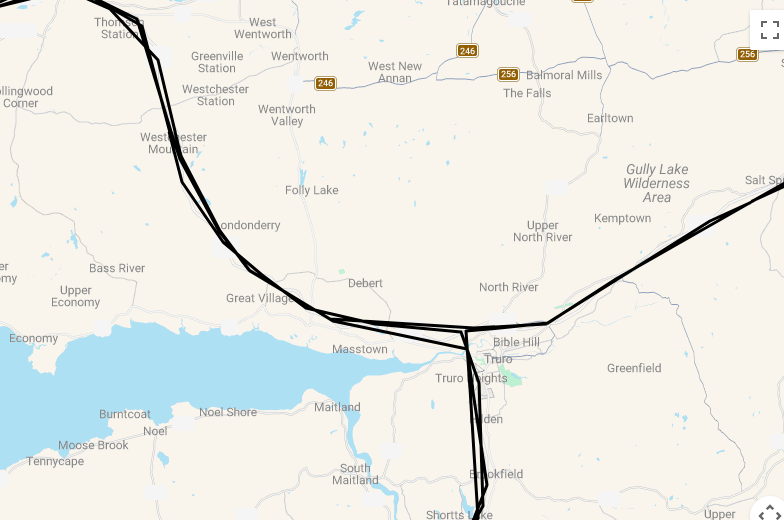 Karte 13 Tage Gruppenreise Maritimes Atlantik-Kanada